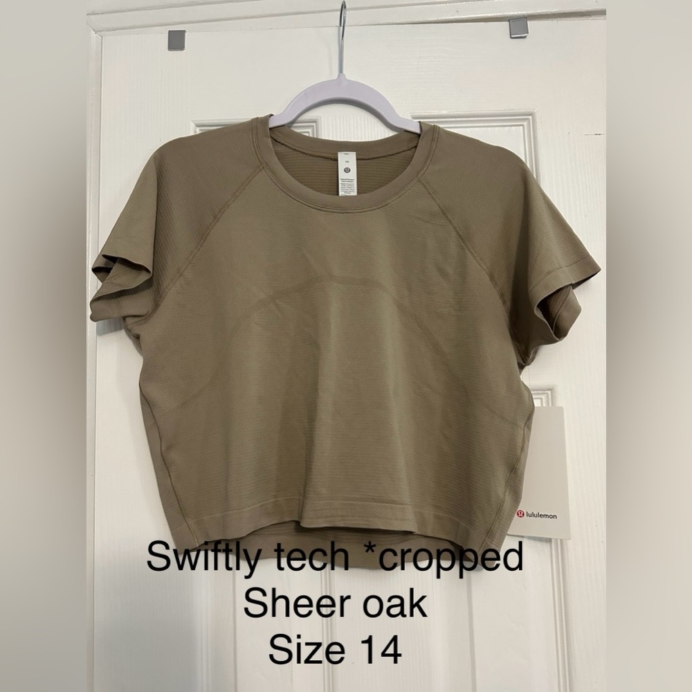 Lululemon swiftly tech cropped